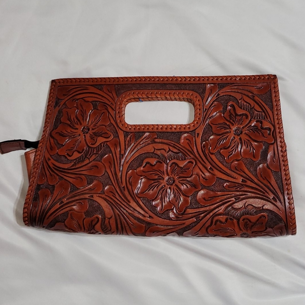 Origenes David Luna Brown Clutch